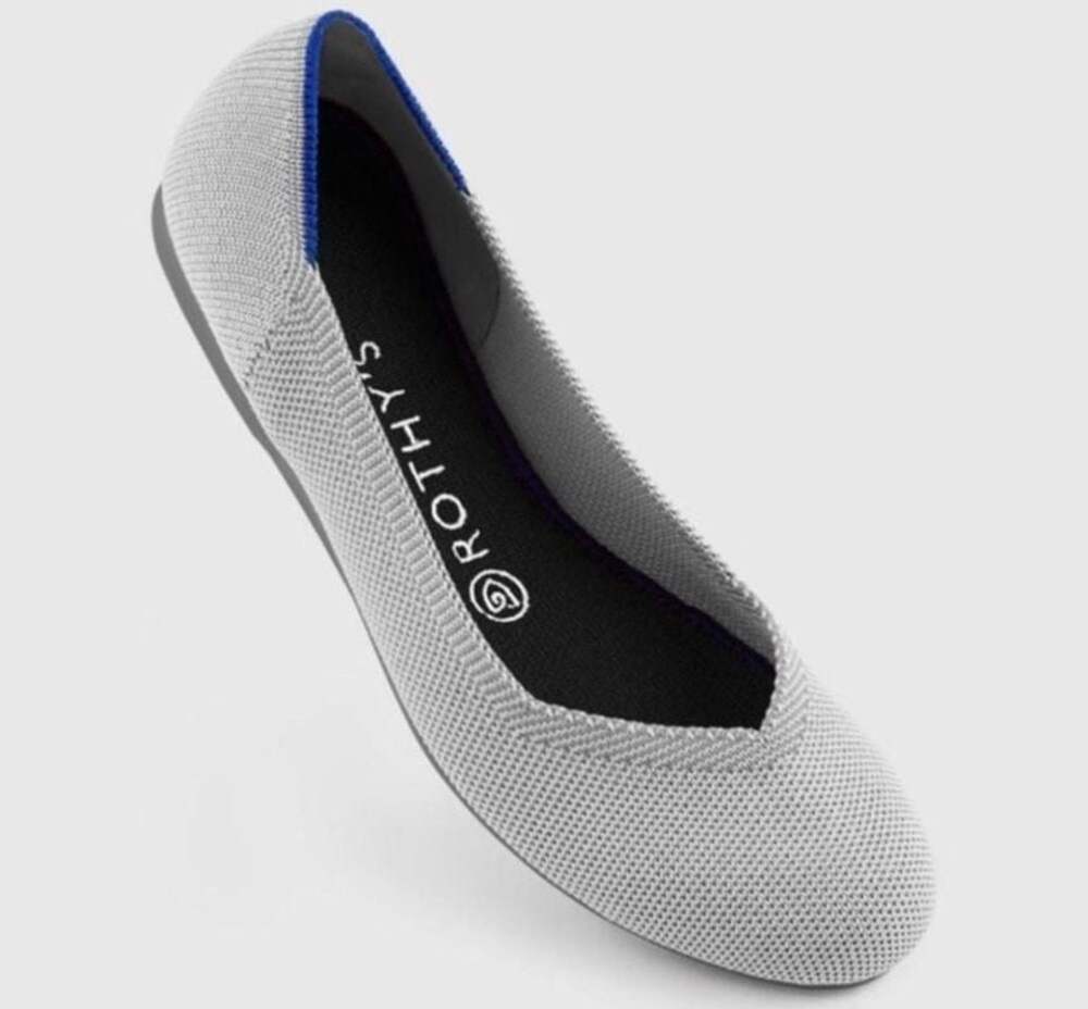 Rothy's Flax Birdseye Round Toe Ballet Flats